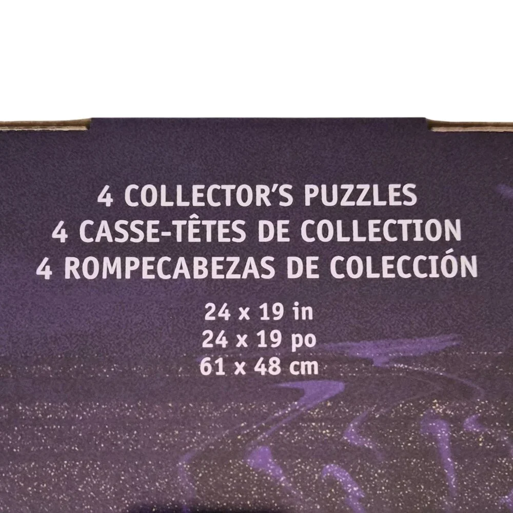 Disney Villains Collector’s Jigsaw Puzzle Set 4-Pack 1000 Pieces Each 24